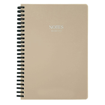 Notes A5 VICTORIA'S JOURNALS Sylicon Grey, na linije 