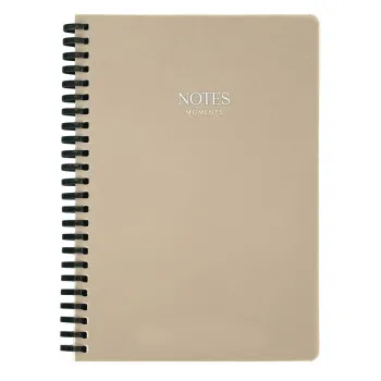 Notes A5 VICTORIA'S JOURNALS Sylicon Grey, na linije 