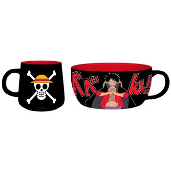 ONE PIECE set- činija i šolja LUFFY 