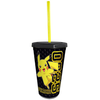 POKEMON čaša sa slamkom PIKACHU 470ml 