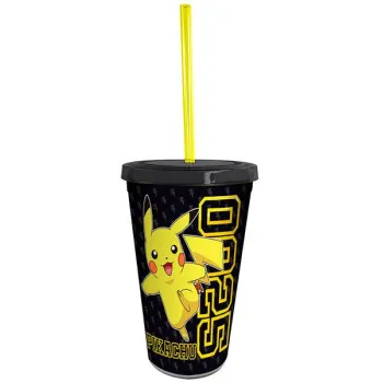 POKEMON čaša sa slamkom PIKACHU 470ml 