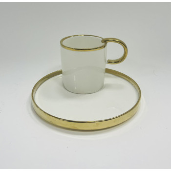 Šoljica za kafu i tacna GOLDY 