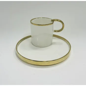 Šoljica za kafu i tacna GOLDY 