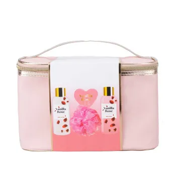 Beauty set SWEET MOMENTS (Mleko za telo, kupka, kuglice i sunđer za kupanje) 