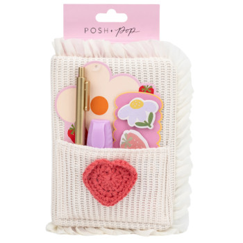 Poklon set notes sa olovkom, signirom i blokčićima 