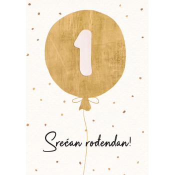 ČESTITKA PRVI ROĐENDAN 