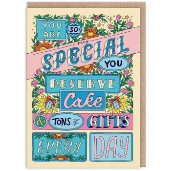 Čestitka You Deserve Cake 