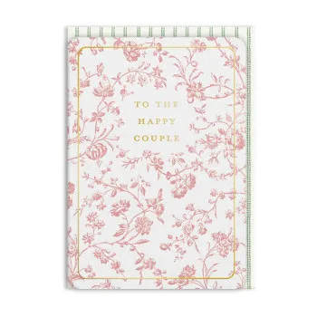 Čestitka venčanje 15x11 - Aria Blush Happy Couple 