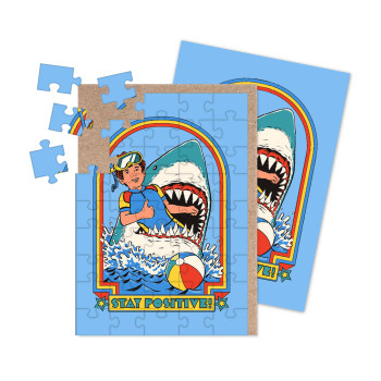 Čestitka A6 - Stay Positive Jigsaw 