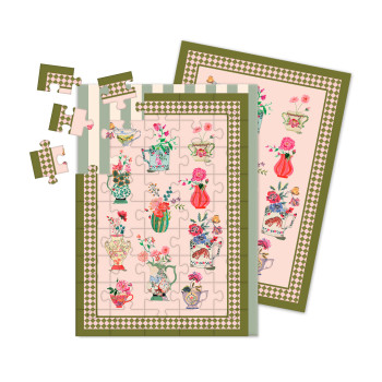 Čestitka A6 - Vases Jigsaw 