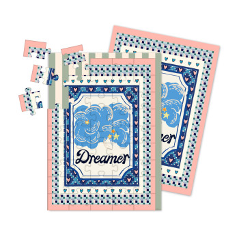 Čestitka A6 - Matchbox Collection Jigsaw 