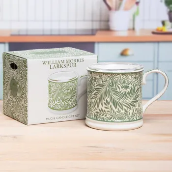 Poklon set sveća i šolja LARKSPUR 