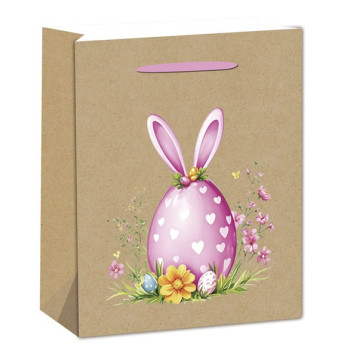 Uskršnja kesa PINK EGG M 