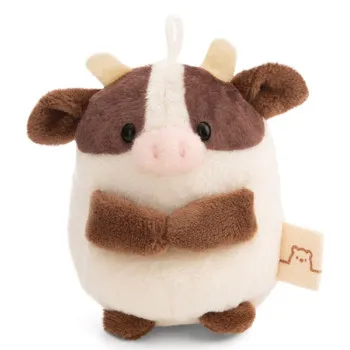 Plišana igračka KRAVA MOONA u kostimu sladoleda 8cm MYMOCHI 