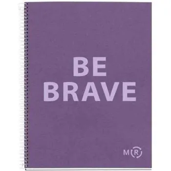 Notes BE BRAVE ECO AMETHYST A4 tačkice 