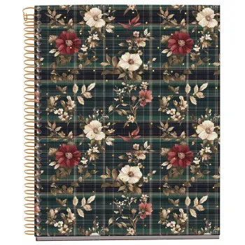 MIQUELRIUS notes A5 POPPIES HIGHLAND DAYS kvadratići 