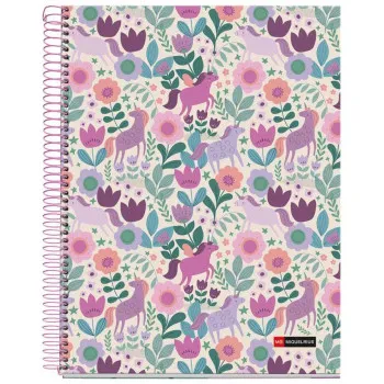 MIQUELRIUS notes A5 MAGIC UNICORN kvadratići 