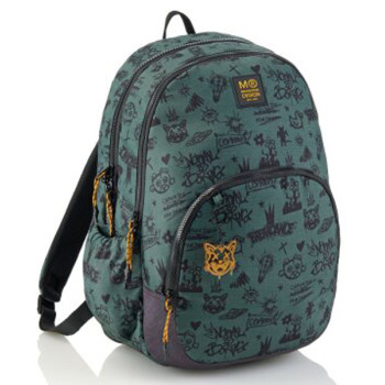 MIQUELRIUS školski ranac NOTBORING GREEN 