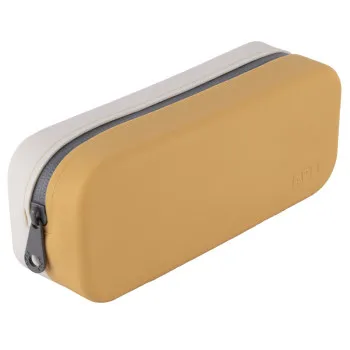 Silikonska pernica GREY / MUSTARD 