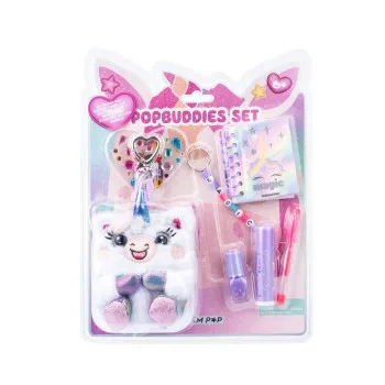 Dečiji kozmetički set UNICORN u mini rancu sa dodacima