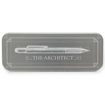 Multifunkcionalna olovka THE ARCHITECT - SREBRNA 