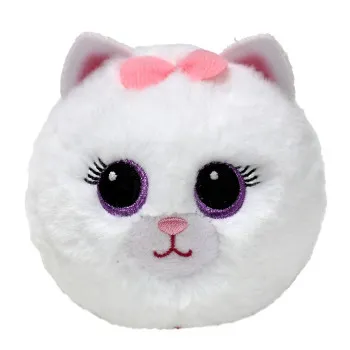 TY BEANIE BOUNCER plišana loptica BELA MACA 