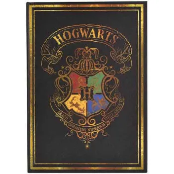 HARRY POTTER notes A5 crni 