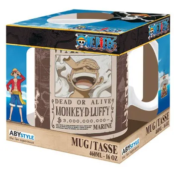 ONE PIECE  šolja LUFFY WANTED 460ml 