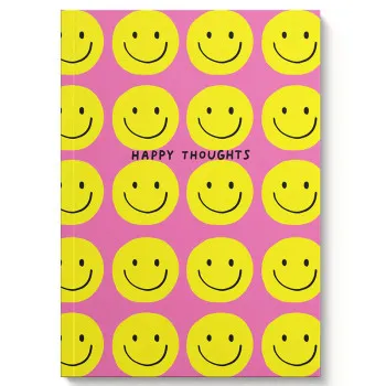 Notes A5 HAPPY THOUGHTS SMILEYS 