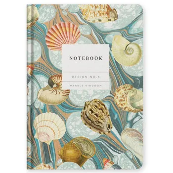 Notes A5 MARBLE SHELLS HARDBACK 