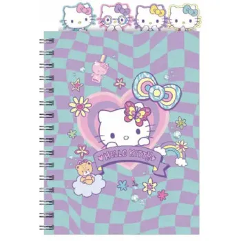 Notes sa spiralom  HELLO KITTY A5 lila 