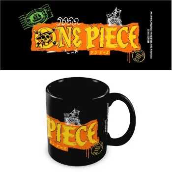 ONE PIECE šolja YELLOW LOGO 