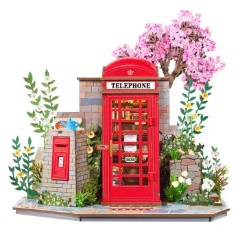 3D puzzle CVETNA KUĆICA ZA KNJIGE 