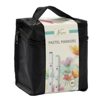 Set flomastera pastelnih boja 48psc 