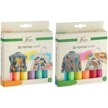 Set boja za tkaninu 6pcs više vrsta 