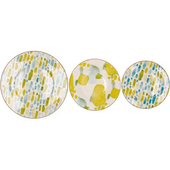 Set porcelanskih tanjira GIALLO 18pcs 