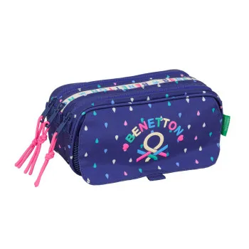 Velika trodelna prazna pernica BENETTON DROP 