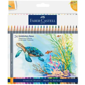 FABER CASTELL akvarel bojice GOLDFABER 24kom 