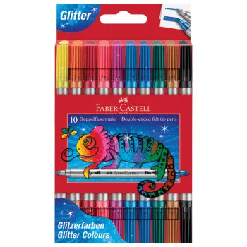 FABER CASTELL flomasteri dupli gliter 1/10 