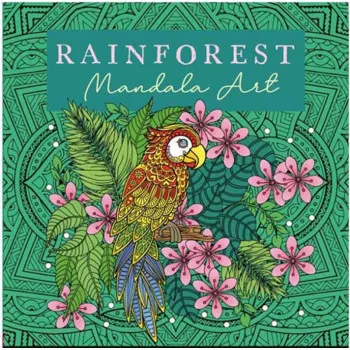 ART THERAPY RAINFOREST COLOURING 