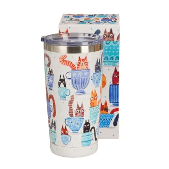 Termos šolja TEACUP CATS 600ml 
