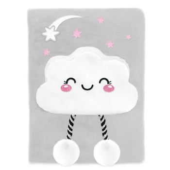 Notes na linije A5 plišani BeUniq CLOUD