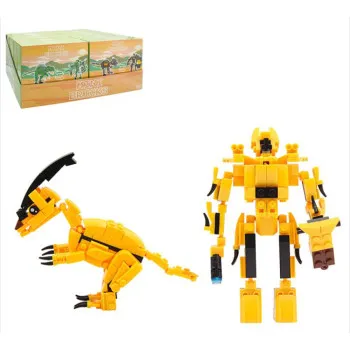 Kreativni set mini kockica DINOSAURUS žuti