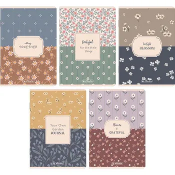 SVESKA A5 PREMIUM 60 LISTA JOURNAL, 70G, MARGINE, KARO