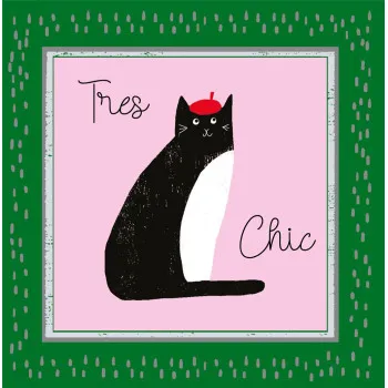Čestitka FRENCH CAT