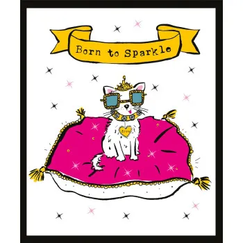 Rođendanska čestitka  BORN TO SPARKLE 