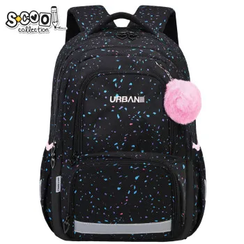 Ranac ergonomski URBAN CRNI 31x16x42cm 