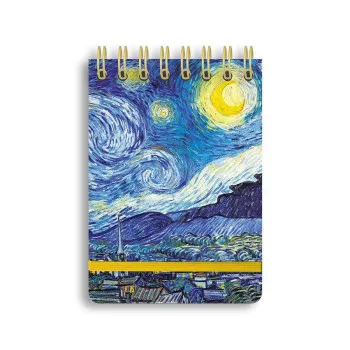 Džepni notes sa spiralom THE STARRY NIGHT 14x11cm