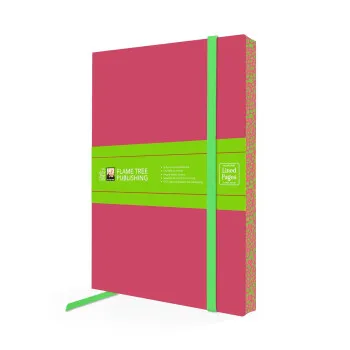 Notes A5 na linije PINK & LIME