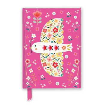 Notes A5 na linije BEE BROWN Pink Floral Dove